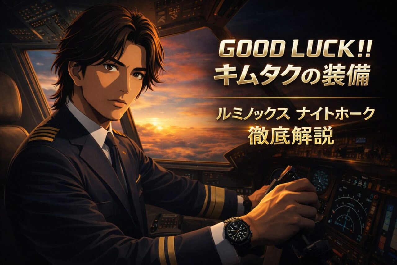 木村拓哉 GOOD LUCK パイロット ルミノックス F-117 ナイトホーク 着用時計 イメージ画像 コックピット