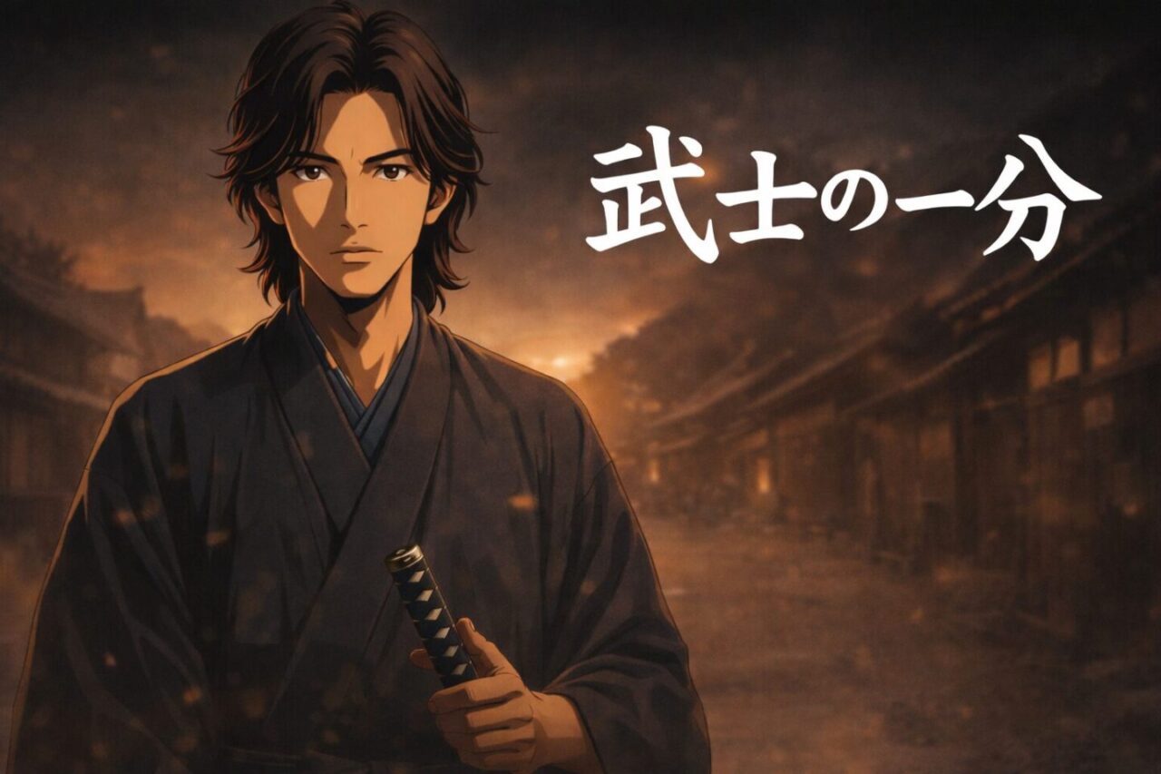 映画『武士の一分』で三村新之丞を演じた木村拓哉の時代劇装束をイメージしたアイキャッチ画像