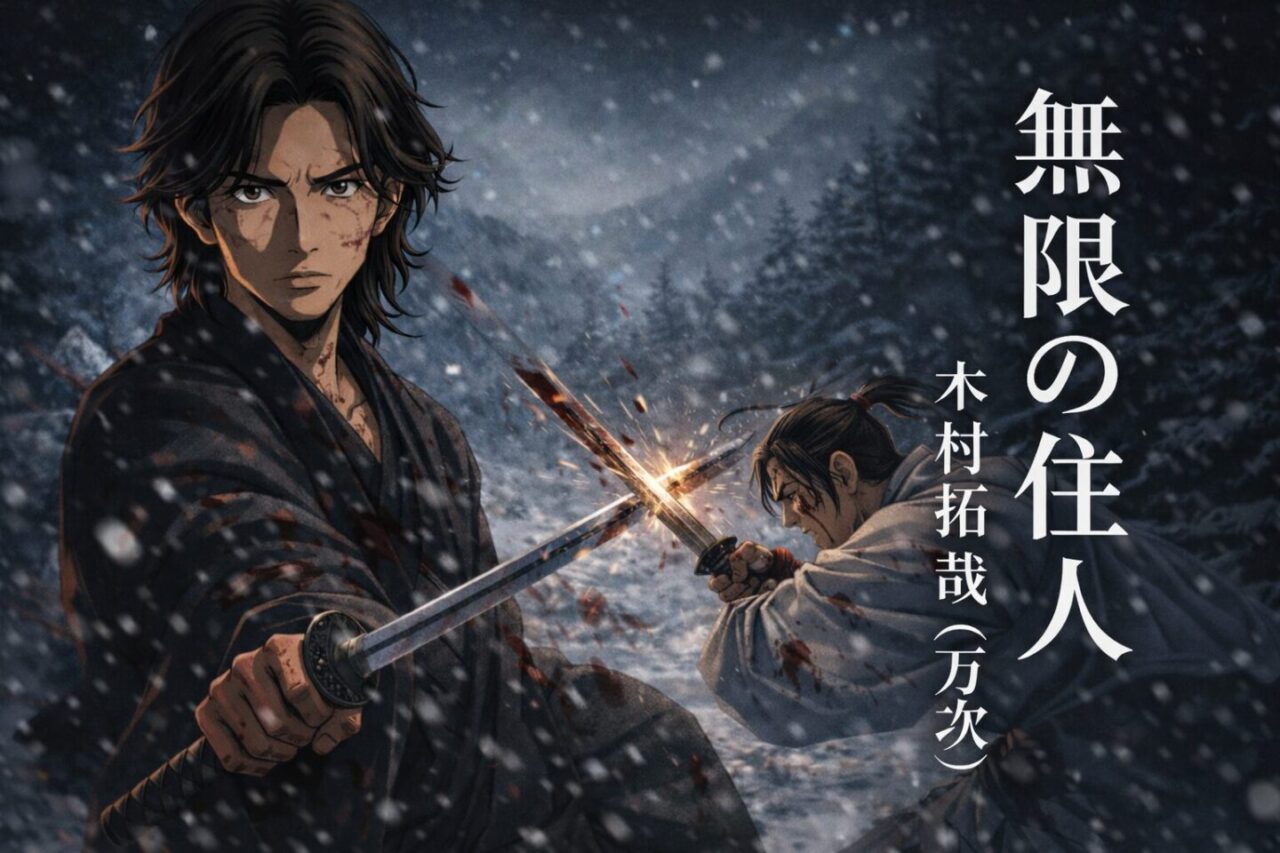映画『無限の住人』木村拓哉（万次）の剣戟シーンをイメージした時代劇アクションビジュアル